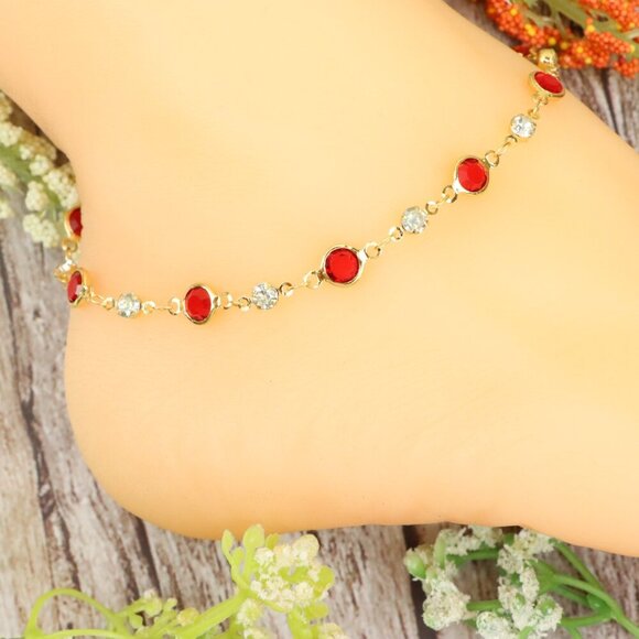 "Dainty Anklet for Women – Elegant Everyday Jewelry & Perfect Gift | MLCRC1613 - Picture 4 of 10